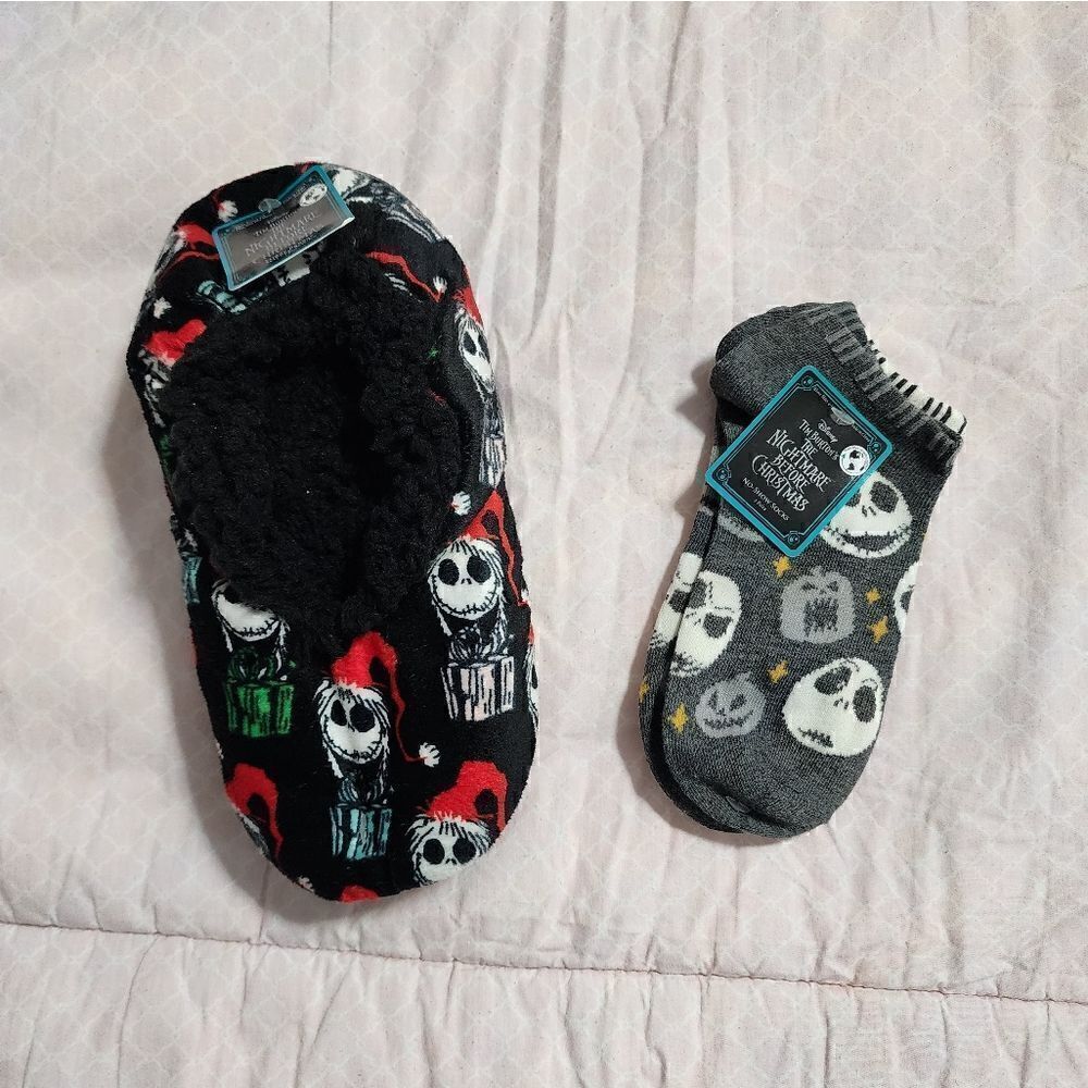 Disney The Nightmare Before Christmas, new women's socks Bundle size 4-10